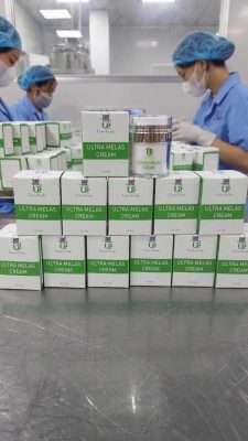 Mỹ phẩm làm đẹp serum trị nám trắng da Queen Beauty chính hãng