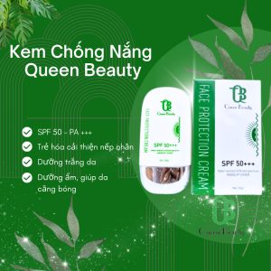 Địa chỉ chuyên cung cấp kem chống nắng kiềm dầu nâng tone Queen Beauty chính hãng