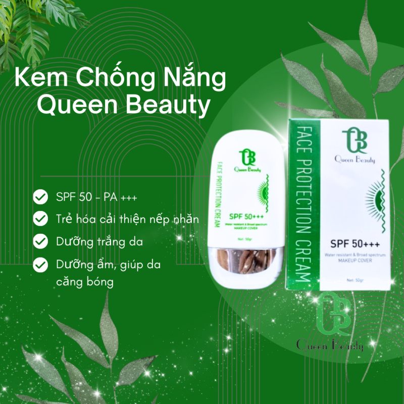 Kem nâng tone kiềm dầu Queen Beauty - mỹ phẩm thiên nhiên chính hãng 1 Địa chỉ chuyên cung cấp kem chống nắng kiềm dầu nâng tone Queen Beauty chính hãng