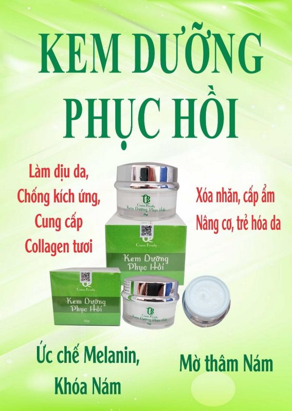 Bộ sản phẩm kem dưỡng khóa nám Queen Beauty chính hãng